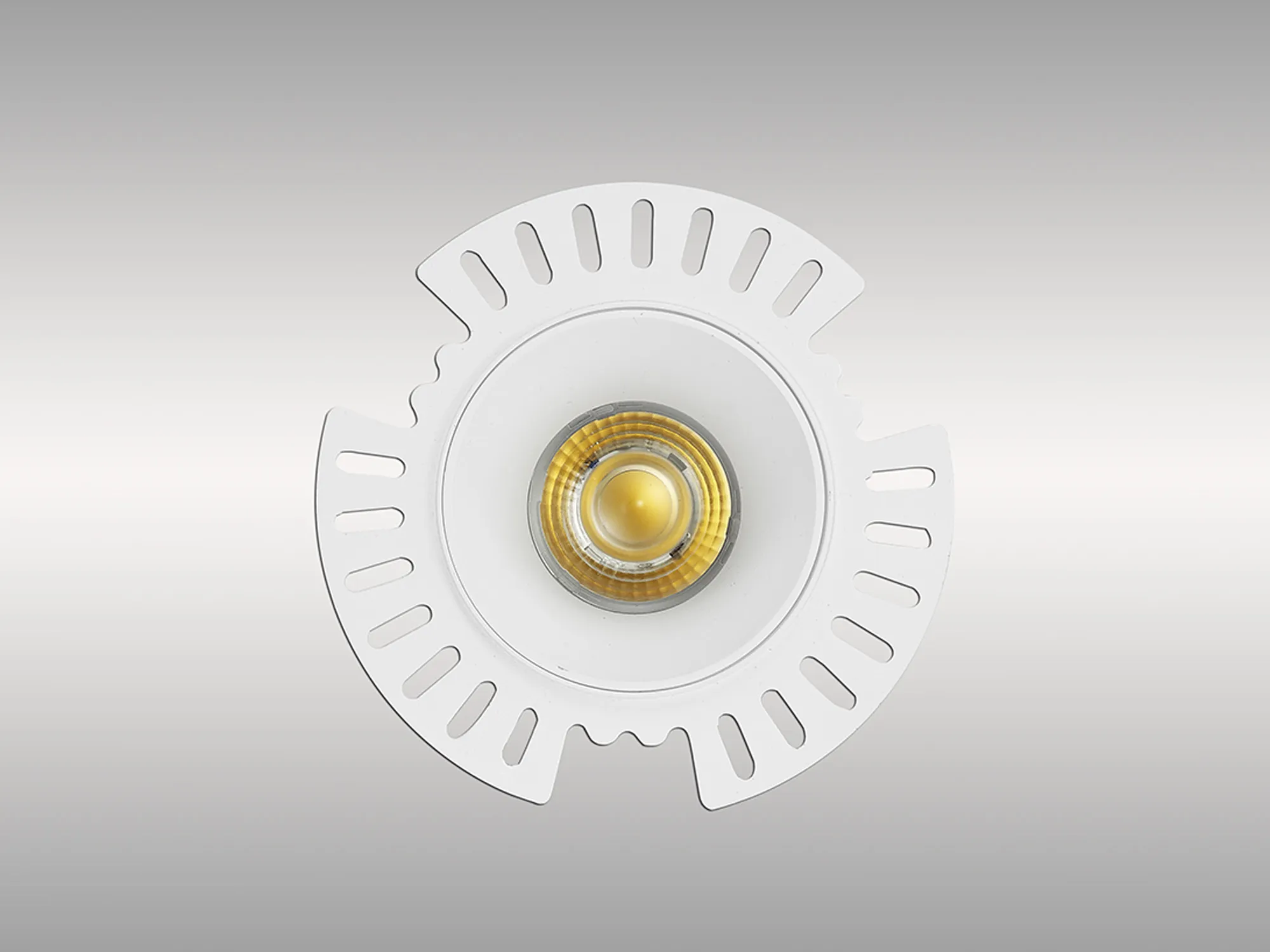 Basy 9 Tridonic Powered 9W 4000K 890lm 24° CRI>90 LED Engine, 250mA White Fixed Recessed Spotlight, IP20 DM201767  Dlux Basy 9